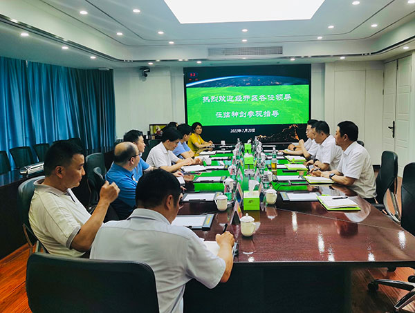 常德经开区曹幼明主任一行光临领导工作