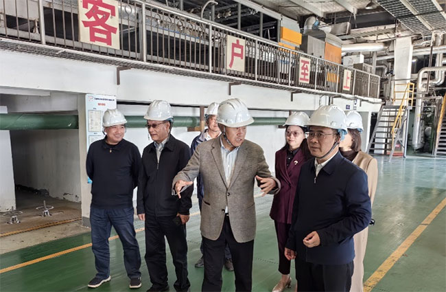常德市政协主席张峰一行光临公司走访调研